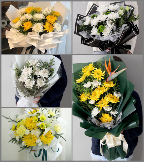 安徽亳州市利辛县中疃镇黄牌坊村白事花束代送